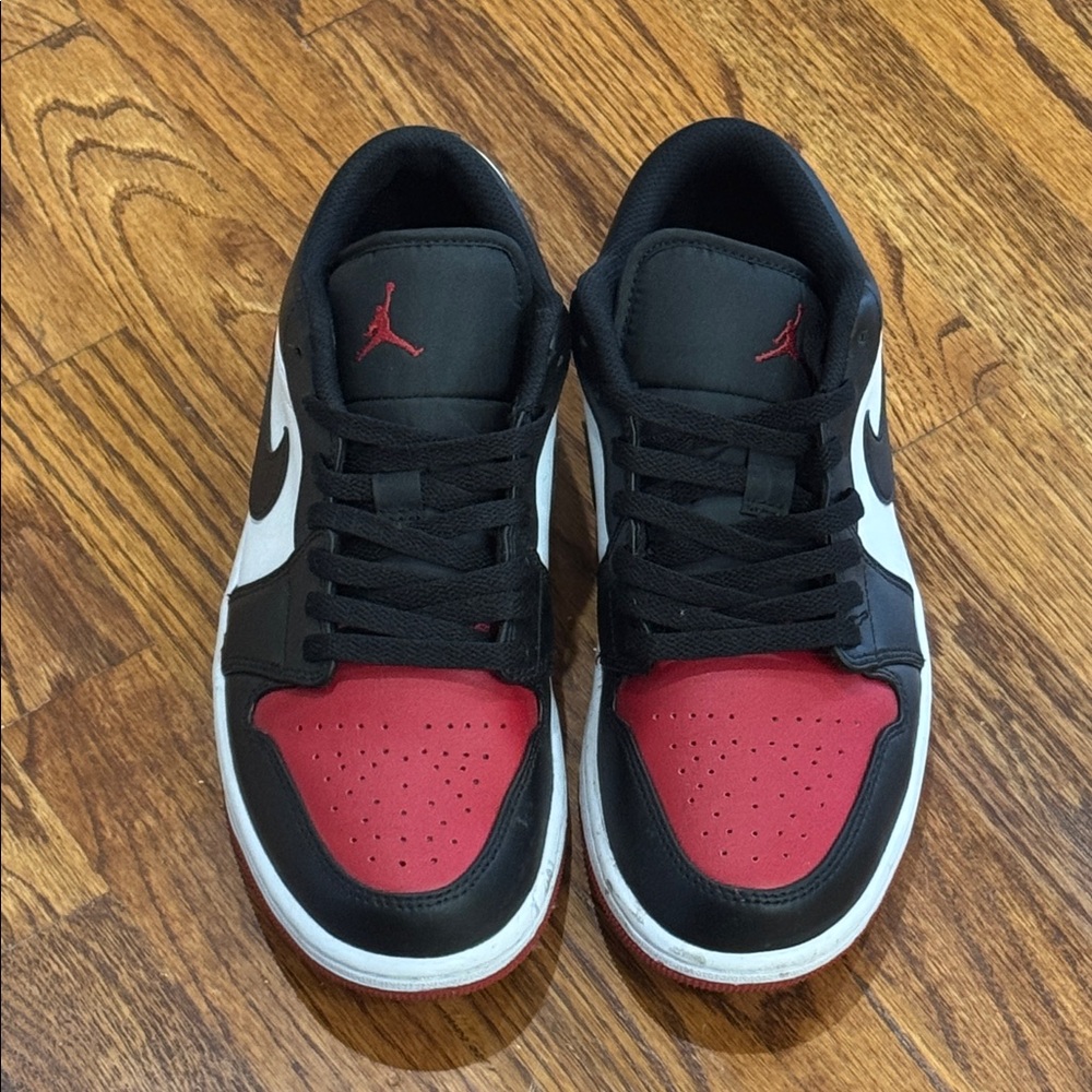 Air Jordan 1 Low blk/red - Picture 2 of 4